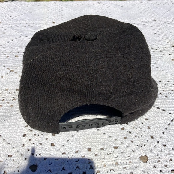 Black Cap with Gold \'HEMPFEST\' Logo 1990’s Seattle grunge vintage main image 4